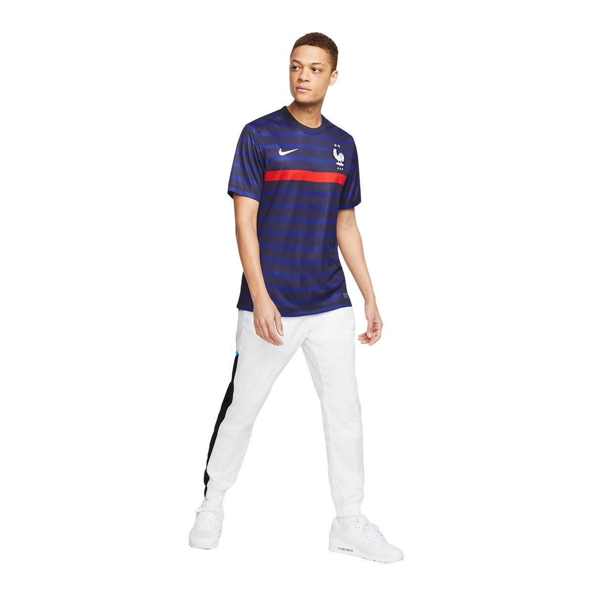 France Nike Men's Replica Soccer Home Jersey