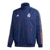 Real Madrid Adidas Anthem Jacket Front_Angled_Left