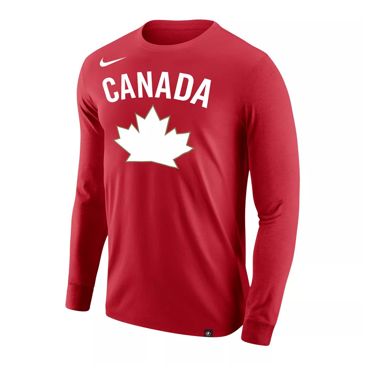 Team Canada Nike Men's Alternate Core Cotton Long Sleeve Shirt