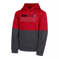 Youth Team Canada Nike Therma Hoodie Front_Three_Fourths_Angled_Left