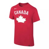 Youth Team Canada Nike Alternate Core Cotton T Shirt Front_Three_Fourths_Angled_Left