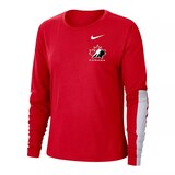 Team Canada Nike Women's Breathe Long Sleeve Shirt Front_Three_Fourths_Angled_Left