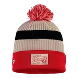 Team Canada Fanatics Cuffed Pom Knit Hat, IIHF, Hockey Front_Flat