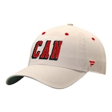 Team Canada Fanatics Unstructured Adjustable Hat, IIHF, Hockey Front_Angled_Left
