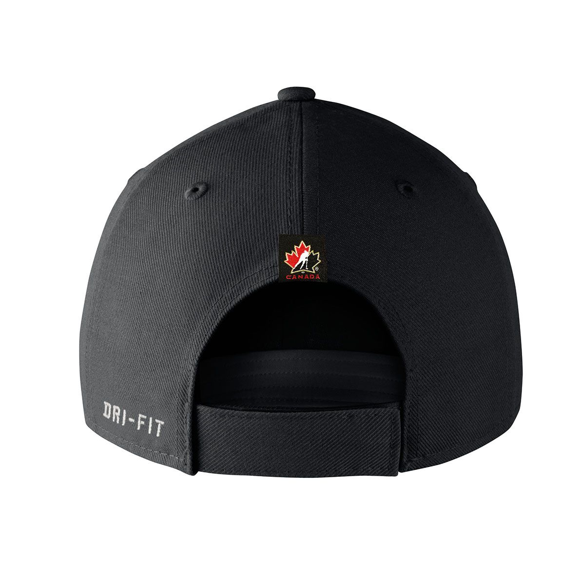 Team Canada 2022 Nike Dri-Fit Wool Adjustable Cap Back_Flat