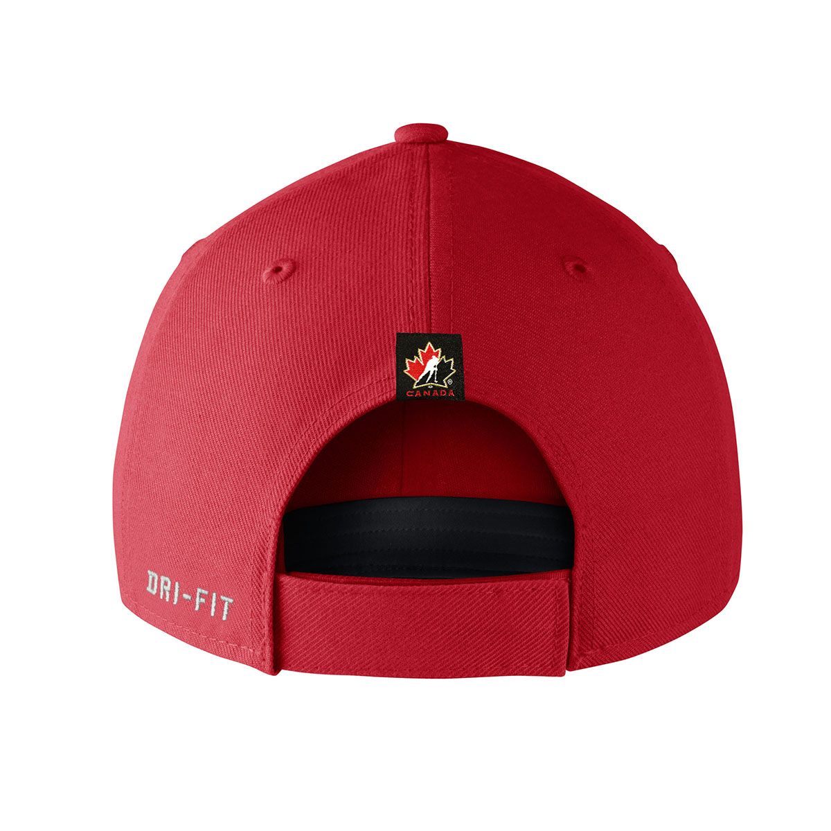 Team Canada Nike Dri-FIT Adjustable Hat, IIHF, Hockey Back_Flat