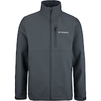 Columbia Men's Ascender™ Softshell Durable Water-Resistant Jacket Front_Flat