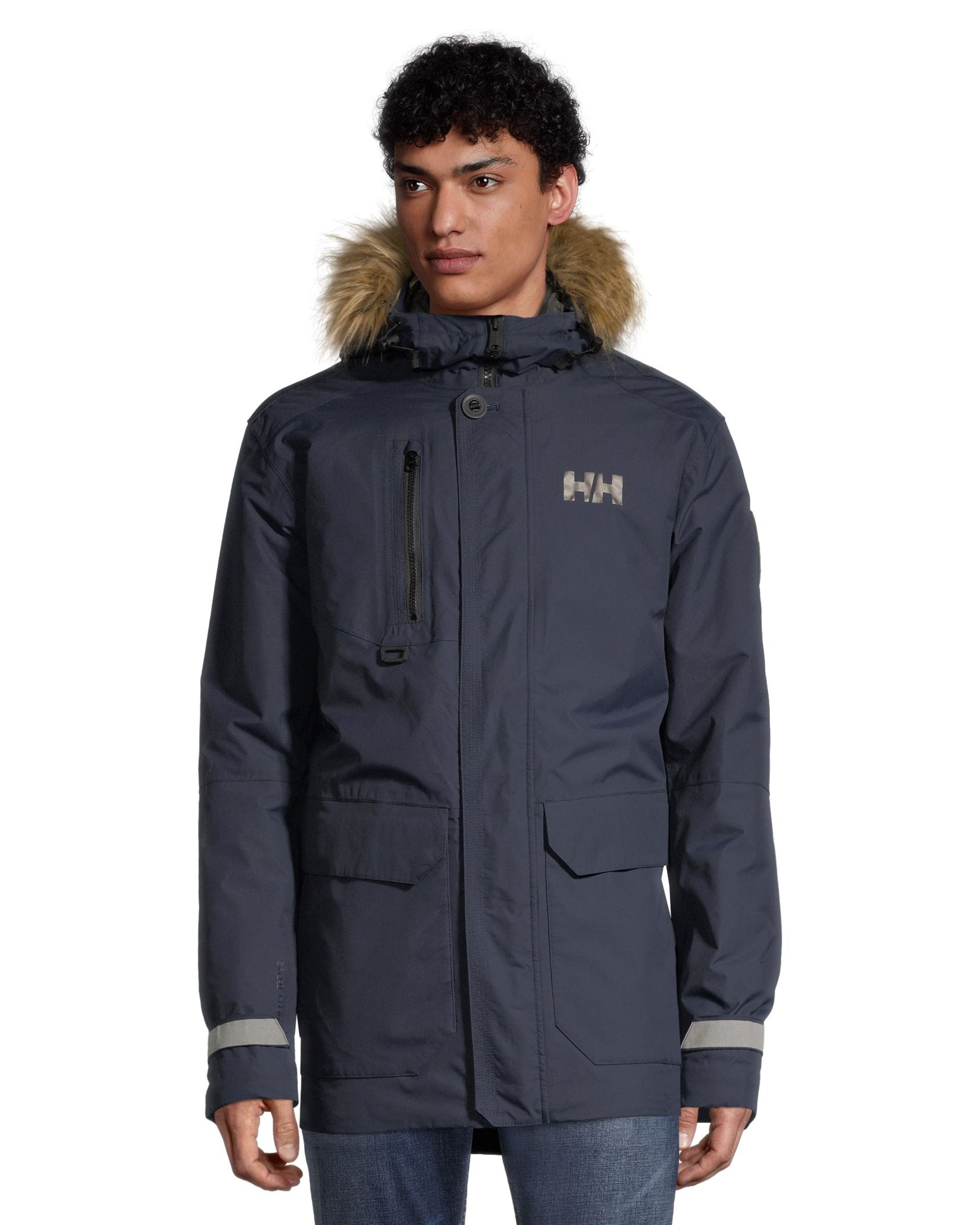 Helly Hansen Men's Svalbard Winter Parka/Jacket, Long, Insulated Synthetic, Hooded, Water Repellent