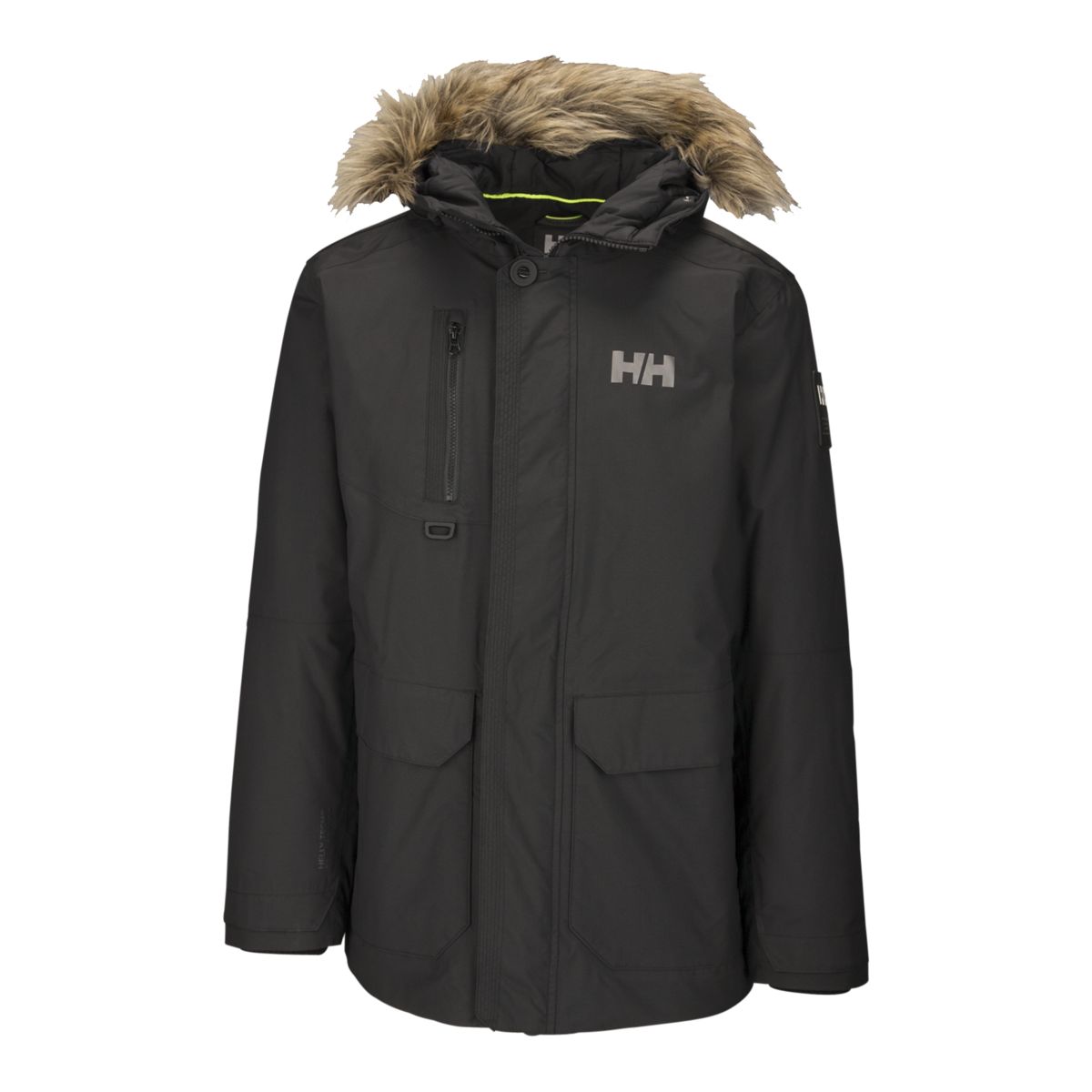 Helly Hansen Men's Svalbard Winter Parka/Jacket, Long, Insulated Synthetic, Hooded, Water Repellent