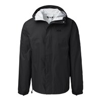 Helly Hansen Men's Loke Hooded Rain Jacket, Waterproof, Breathable, Hiking, Windbreaker Front_Flat