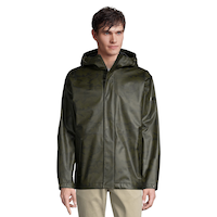 Helly Hansen Men's Moss Helox+ PU Hooded Rain Jacket Front_Flat
