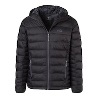 McKINLEY Men's Jordy Midlayer Jacket, Insulated Synthetic, Hooded Front_Flat