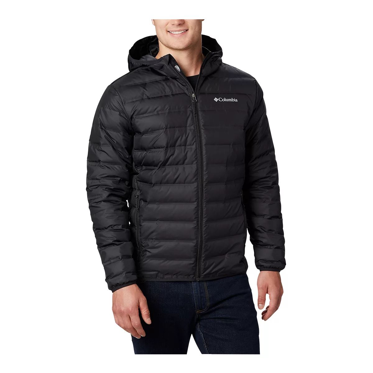 Columbia Men's Lake 22 Midlayer Jacket, Insulated Down, Hooded, Water ...