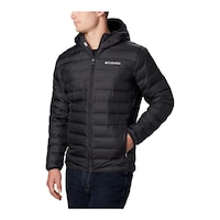 Columbia Men's Lake 22 Midlayer Jacket, Insulated Down, Hooded, Water Resistant Front_Angled_Left