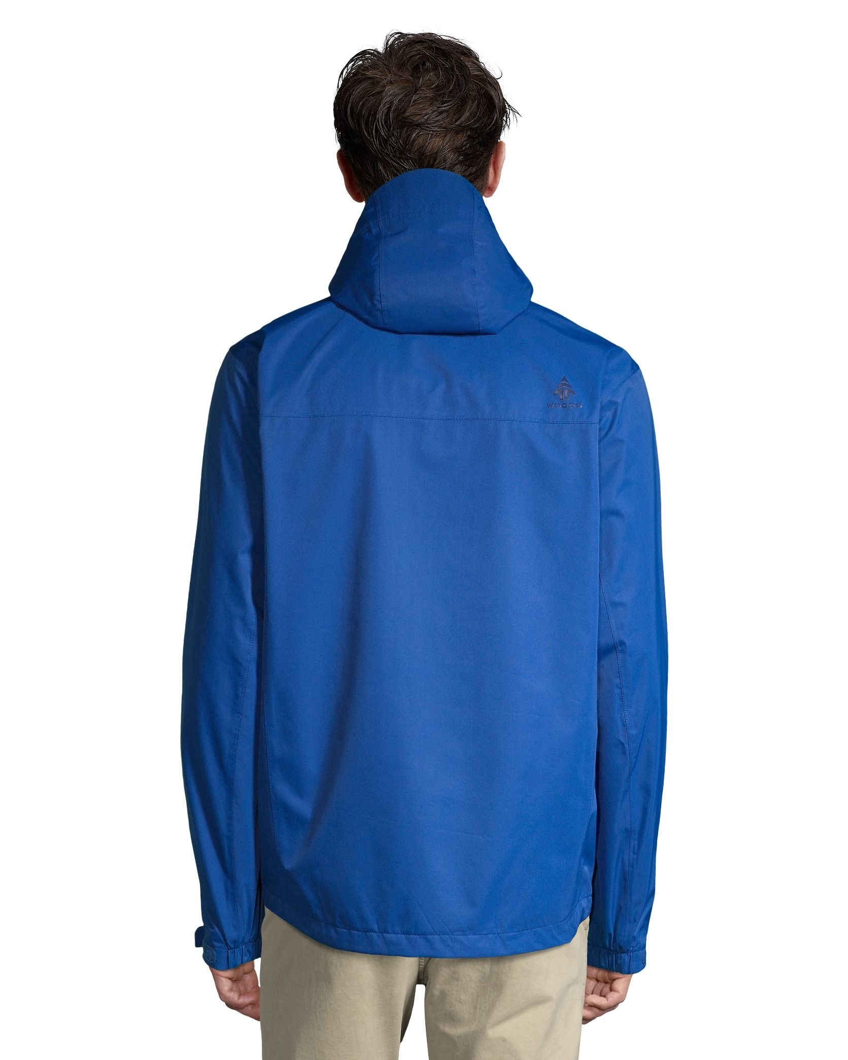 Woods Men's Toba 2L Hooded Rain Jacket, Waterproof, Breathable, Shell
