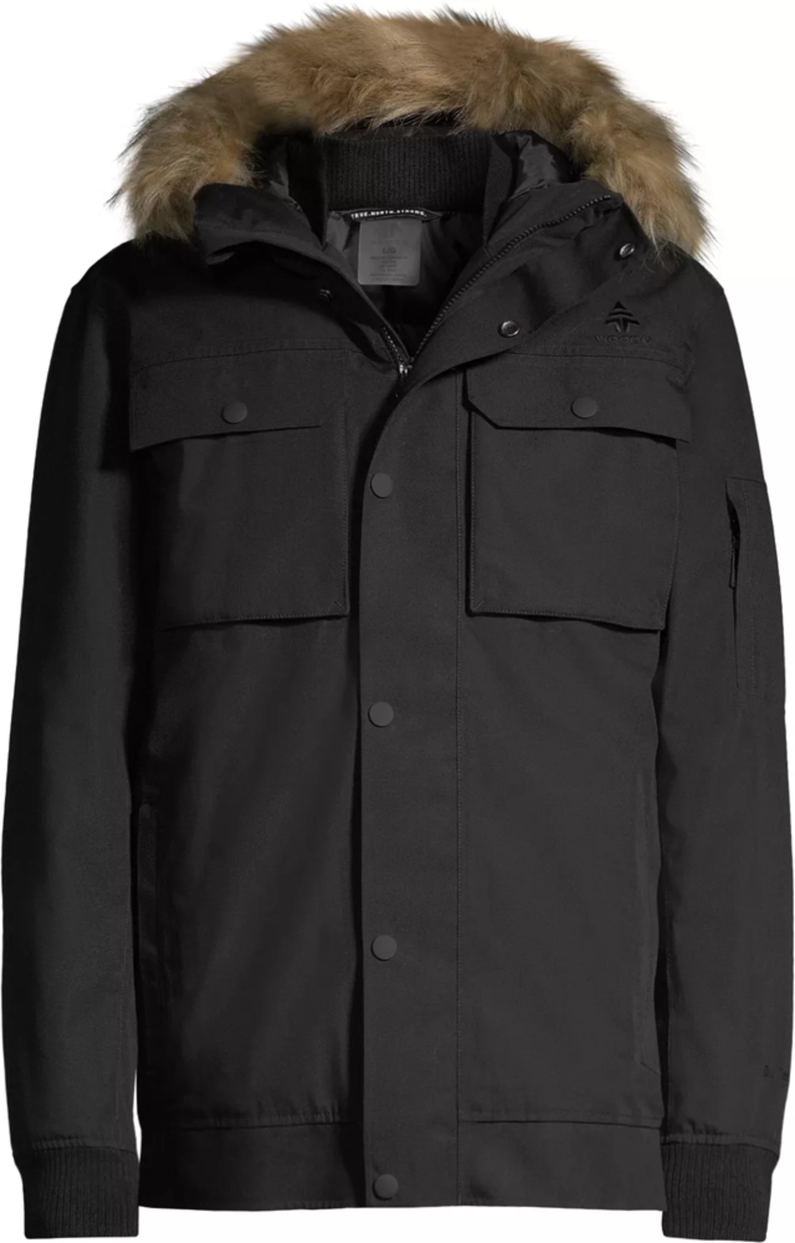Woods Men's Worthington Down Bomber Winter Jacket, Long, Insulated