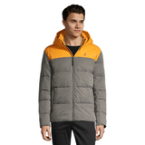 Ripzone Men's Monarch Winter Puffer Jacket, Insulated, Hooded, Reversible Front_Flat
