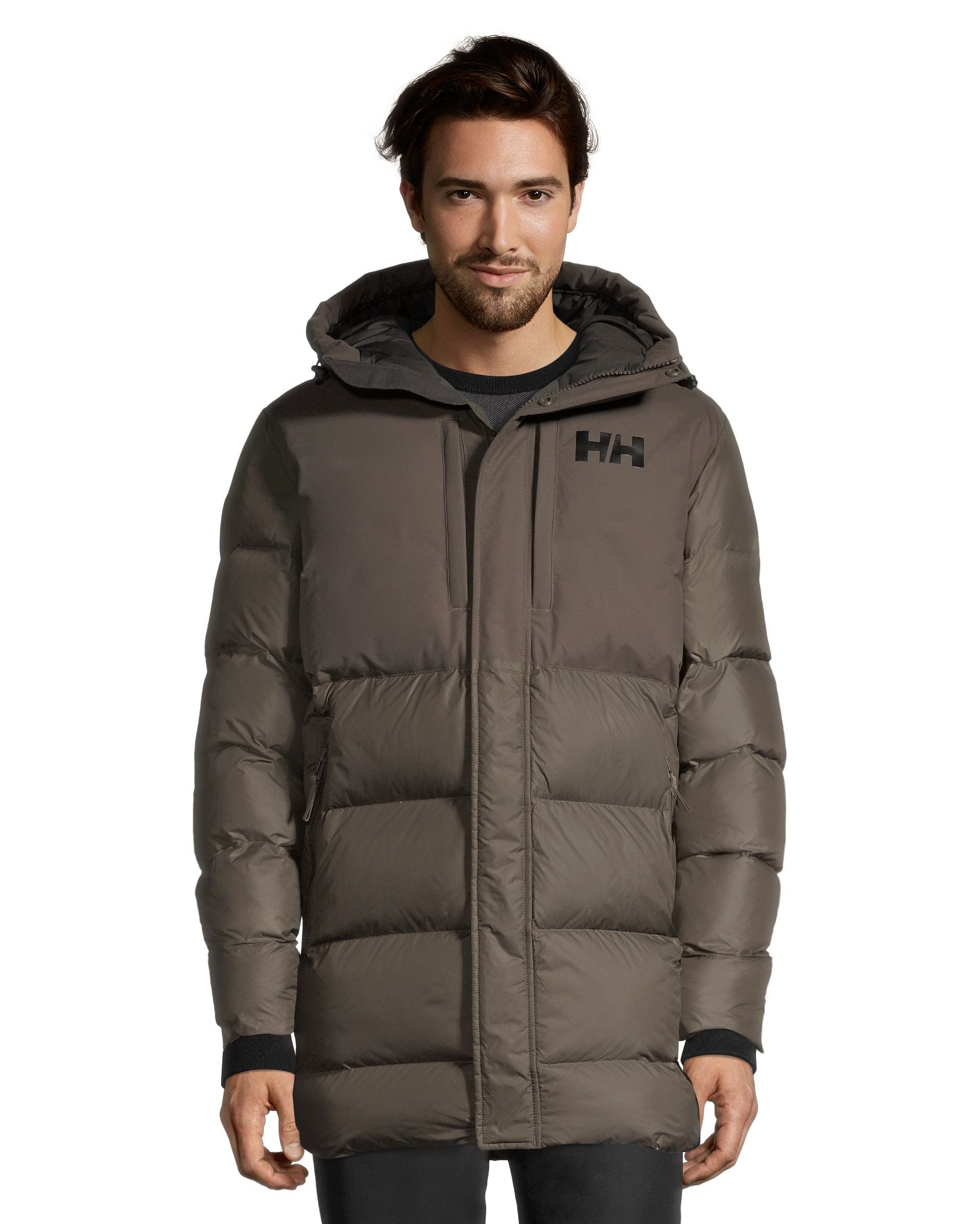 Helly Hansen Men's Active Puffer Winter Jacket, Long, Insulated