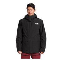 The North Face Men's Clement Triclimate® Winter Ski Jacket, Down Insulated, Hooded Front_Flat