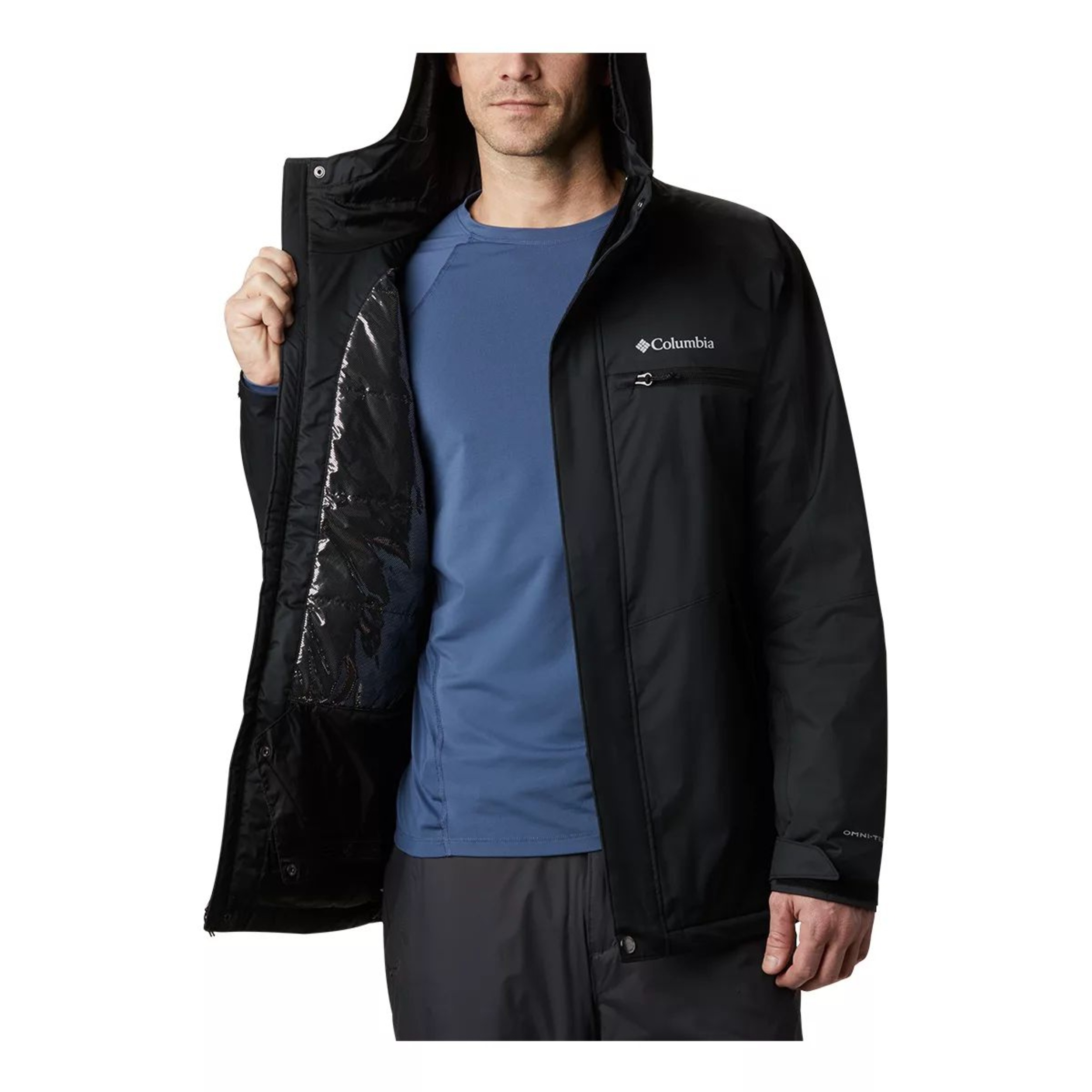 Columbia Men's Valley Point Winter Ski Jacket, Insulated, Hooded