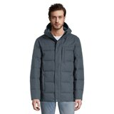 Woods Men's Lipsett Baffled Winter Jacket, Long, Insulated Down, Hooded, Water Resistant Front_Flat