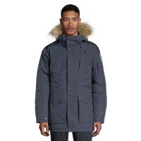 Woods Men's Avens Winter Parka/Jacket, Long, Insulated, Hooded, Waterproof Front_Flat