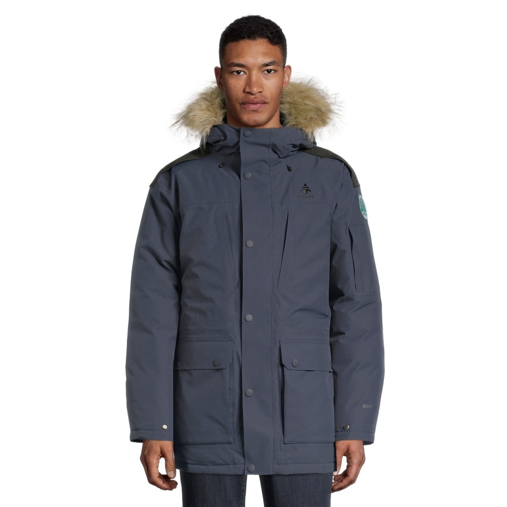 Woods Men's Avens Winter Parka/Jacket, Long, Insulated, Hooded ...