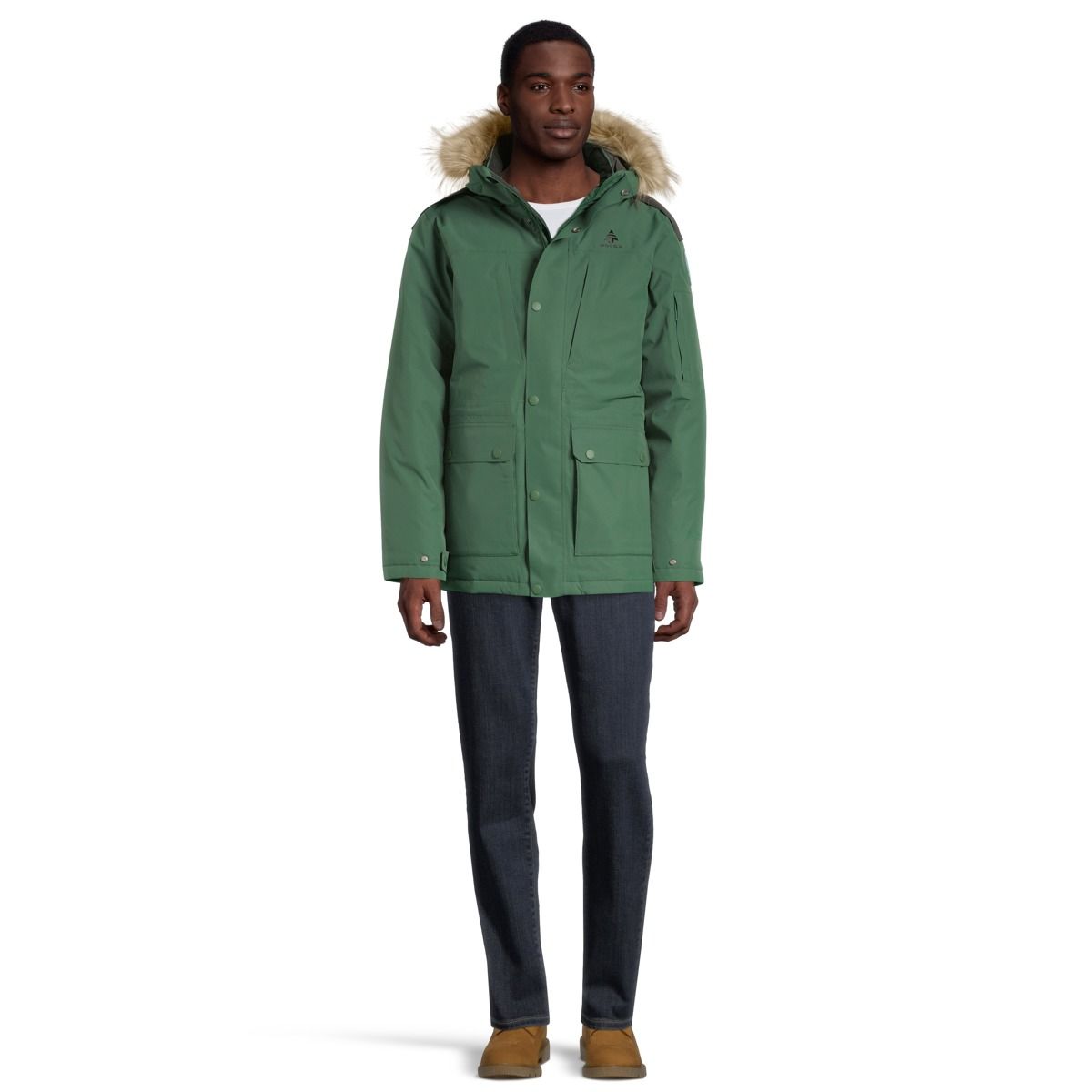 Woods Men's Avens Winter Parka/Jacket, Long, Insulated, Hooded, Waterproof