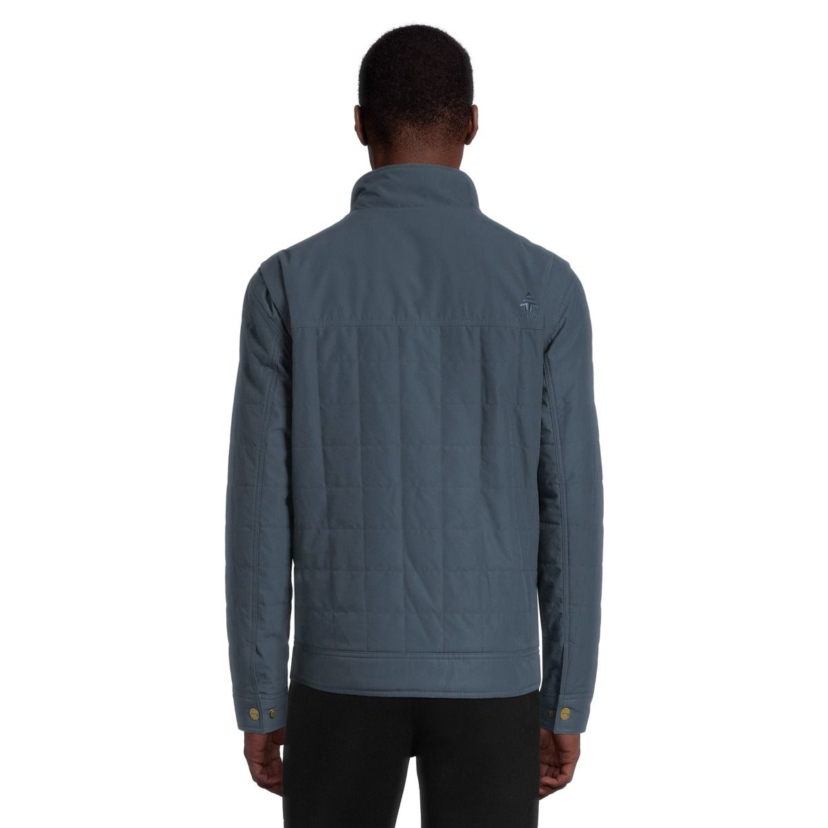 Woods Men's Clarke Quilted Spring/Fall Jacket, Short, Insulated Synthetic, Canvas