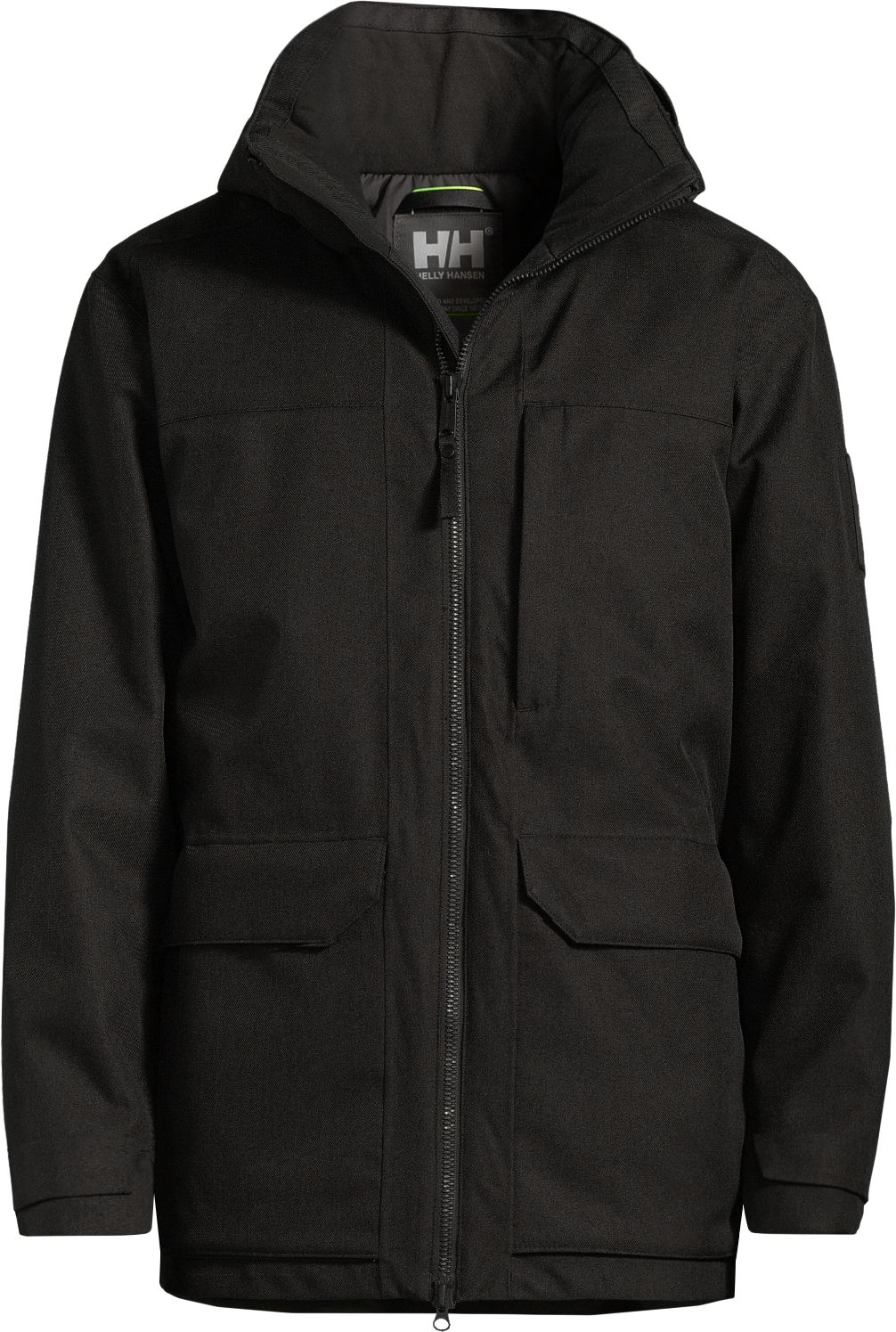 Helly Hansen Men's Chill 2.0 Winter Jacket, Long, Insulated Synthetic, Hooded, Waterproof