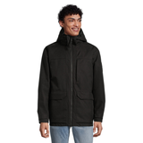 Helly Hansen Men's Chill 2.0 Winter Jacket, Long, Insulated Synthetic, Hooded, Waterproof Front_Flat