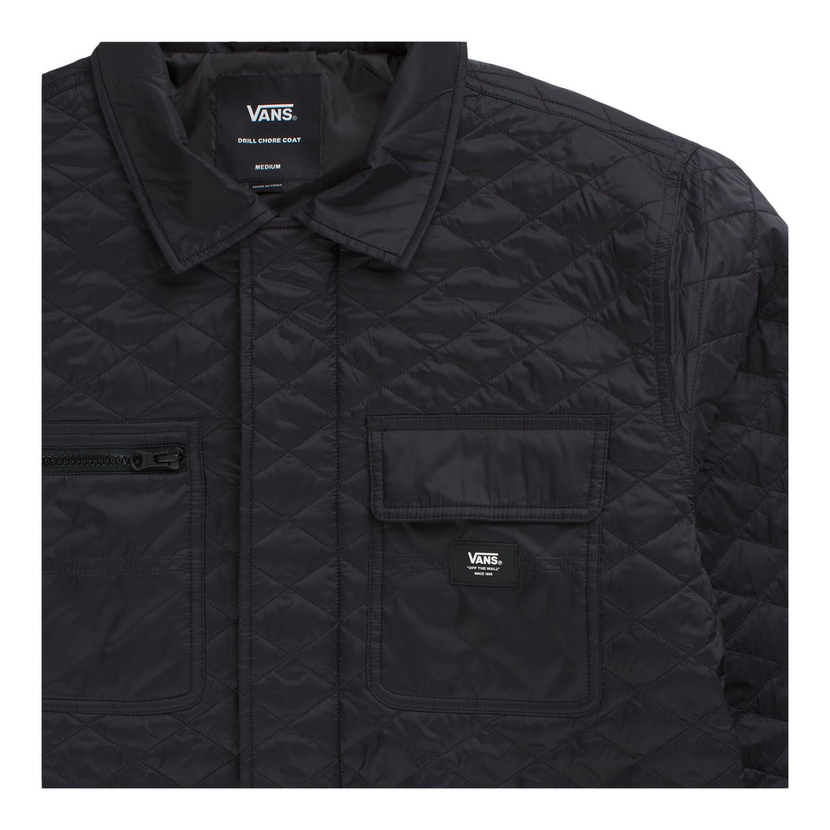 Vans Men's Drill Chore Spring/Fall Jacket, Short, Synthetic, Water Repellent