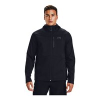 Under Armour Men's ColdGear© Infrared Shield Jacket, Hooded, Full Zip Front_Flat