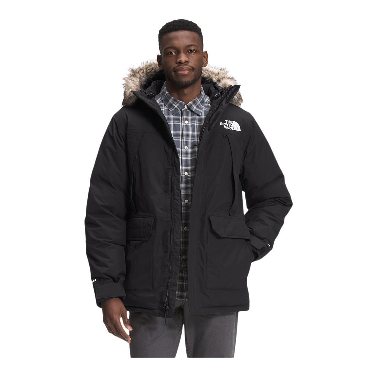 Black north clearance face parka mens