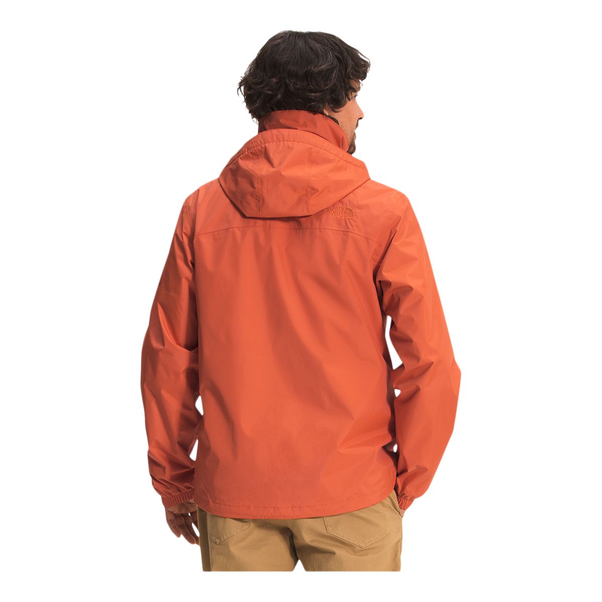 The North Face Men's Resolve 2L Hooded Rain Jacket, Waterproof, Packable, Shell, Windbreaker