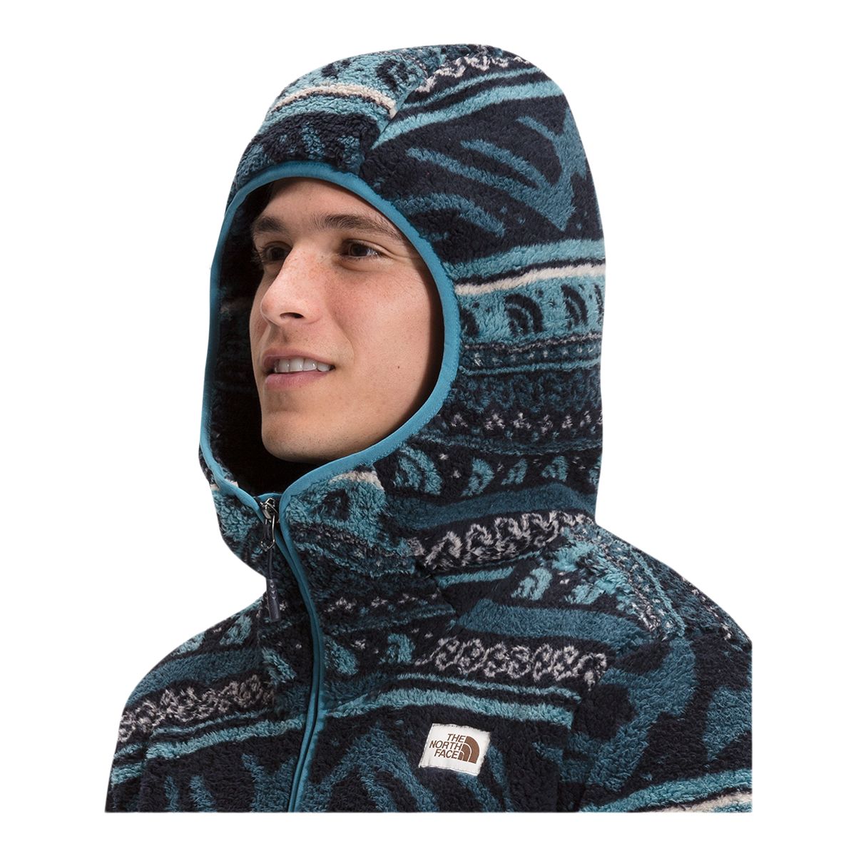 The North Face Men's Campshire Half-Zip Jacket Hoodie, Sherpa, Kangaroo Pocket