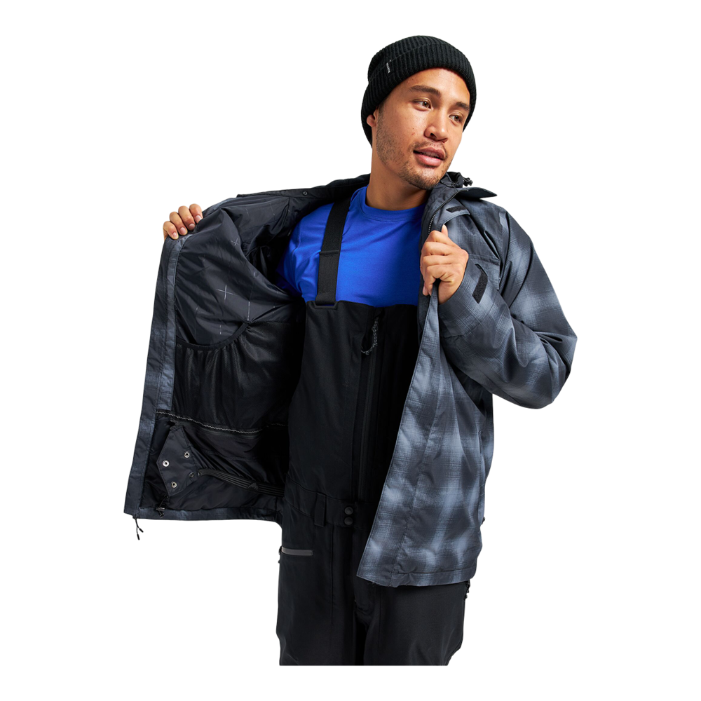 Burton Men's Dunmore Living Lining Winter Snowboard Jacket, Insulated, Hooded, Waterproof