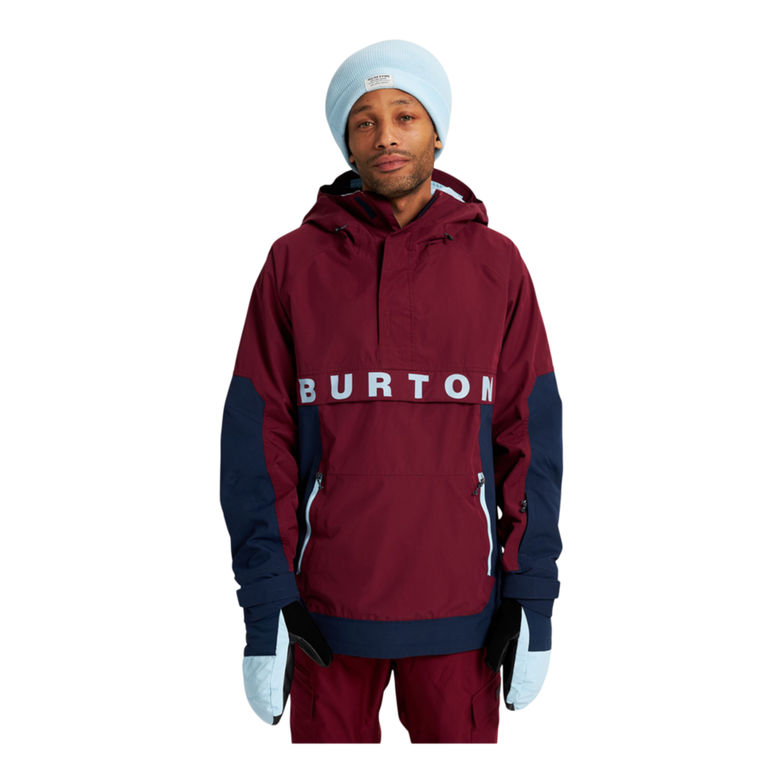 Burton Men's Frostner Anorak Winter Snowboard Anorak Jacket, Insulated, Hooded, Waterproof