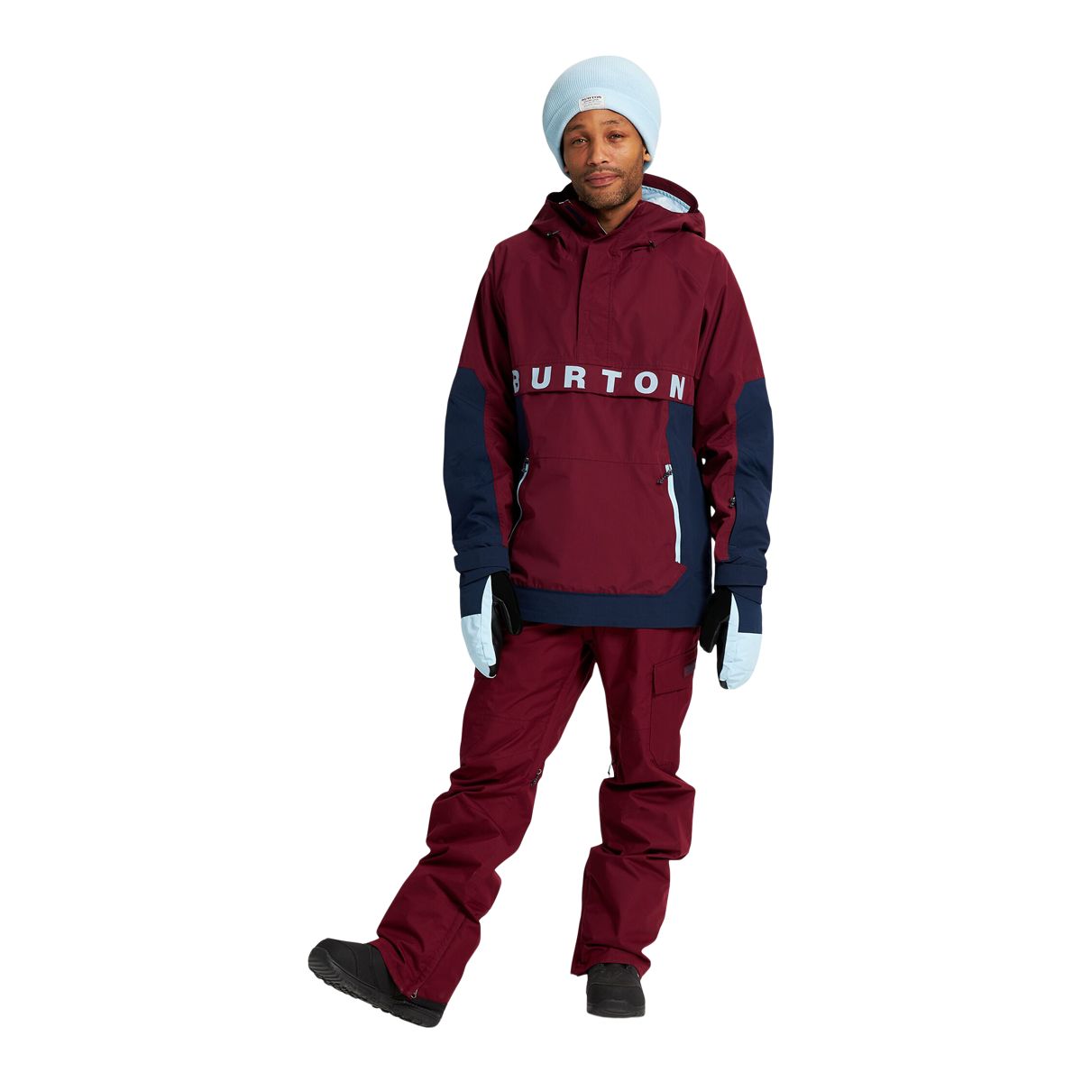 BURTON Frostner Anorak Jacket ＆ BibPants Burton Men's Standard Frostner 2L Anorak Jacket, Stout White/True