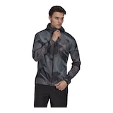 adidas Men's Terrex Agravic Hooded Rain Jacket, Waterproof, Breathable, Hiking, Shell Front_Flat