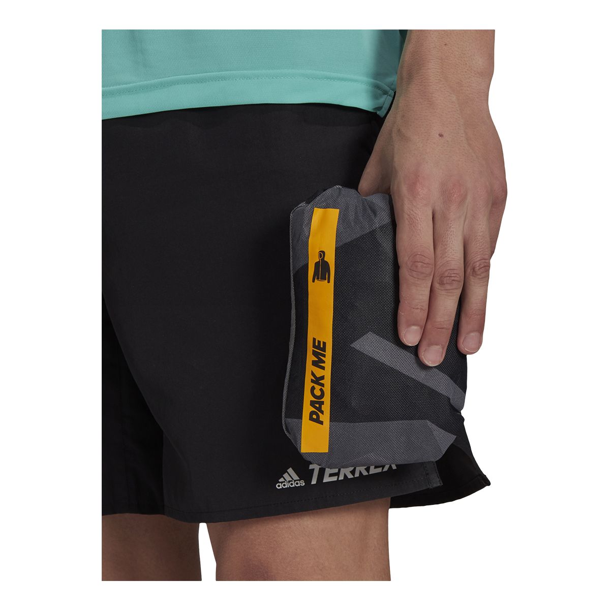 adidas Men's Terrex Agravic Hooded Rain Jacket, Waterproof, Breathable, Hiking, Shell