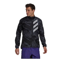adidas Men's Agravic Wind Jacket Front_Flat