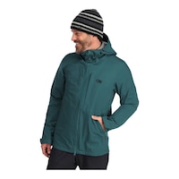 Outdoor Research Men's Carbide 3L Shell Jacket Front_Angled_Left