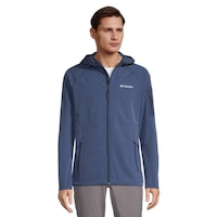 Columbia Men's Tall Heights Water Resistant Hooded Softshell Jacket Front_Flat