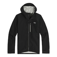 Outdoor Research Men's Super Stretch Gore-Tex Rain Shell Jacket Front_Flat
