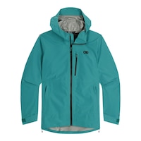 Outdoor Research Men's Super Stretch Gore-Tex Rain Shell Jacket Front_Flat
