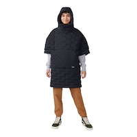 Mountain Hardwear Men's Stretch Down Poncho Front_Flat