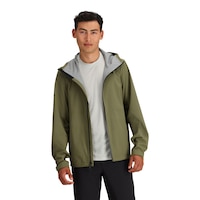 Outdoor Research Men's Stratoburst Stretch Rain Jacket Front_Flat