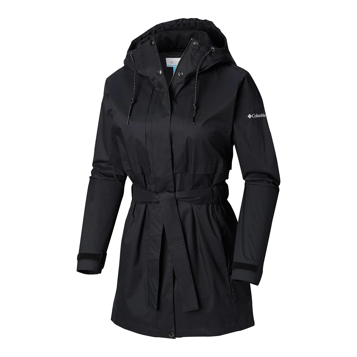 Columbia Women's Plus Size Pardon My Trench Rain Jacket, Waterproof, Hooded, Breathable, Long