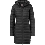 McKINLEY Women's Wells Long Winter Jacket, Long, Insulated Synthetic, Hooded, Breathable Front_Flat